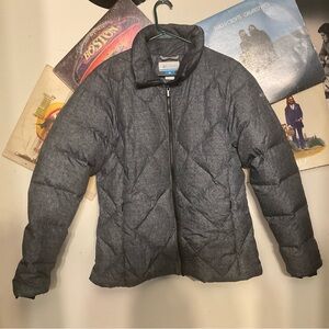 COLUMBIA WOMENS QUILTED DOWN PUFFER JACKET SZ L